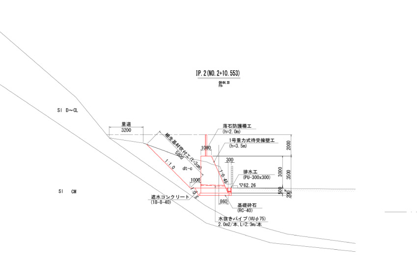 落石防護柵工